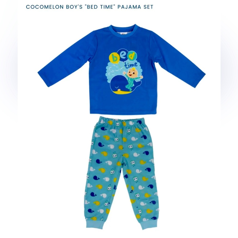 Cocomelon boy's "bed time" pajama set toldder NEW”